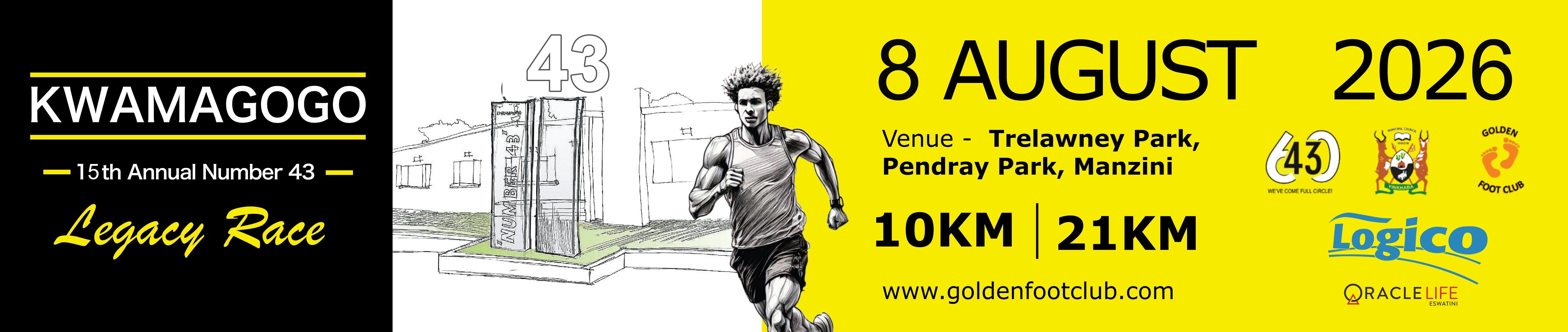 KwaMagogo Legacy Race No.43 — 8 August 2026, Pendray Park, Manzini